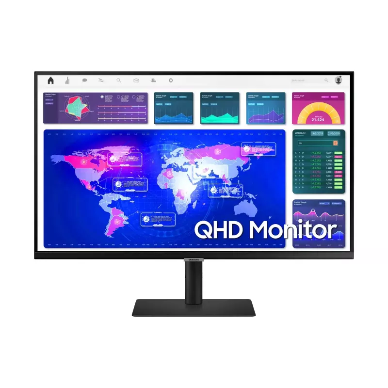 Samsung S32A600NWU monitor de ordenador 81,3 cm (32 inch) 2560 x 1440 píxeles Quad HD negro