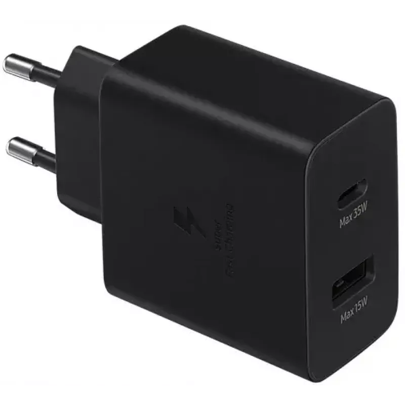 Samsung EP-TA220NBEGEU cargador para dispositivos móviles auriculares, headset, portátil, smartphone, smartwatch, tablet negro AC interior