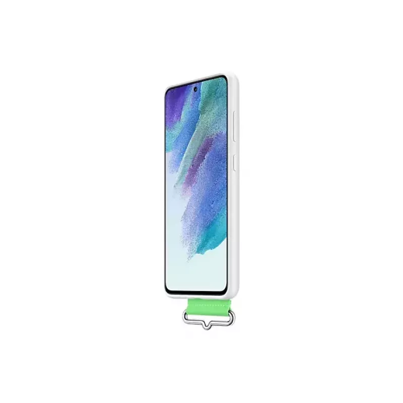 Samsung funda trasera de silicona con correa blanca Samsung Galaxy S21 FE
