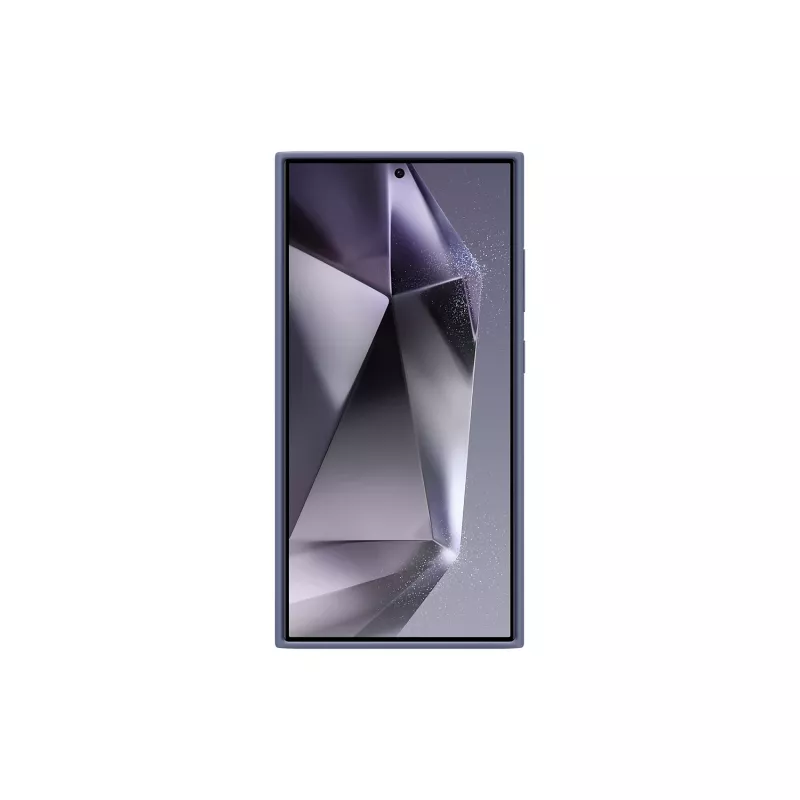 Funda de silicona Samsung Galaxy S24 Ultra Violeta Monocromático