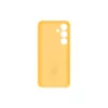 Samsung Galaxy S24 Funda de silicona Amarillo Ajuste monocromático