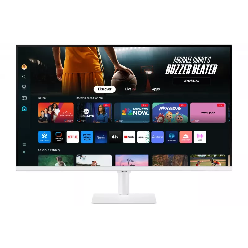 Samsung M70D Monitor de ordenador 81,3 cm (32 inch) 3840 x 2160 píxeles 4K Ultra HD LED Blanco