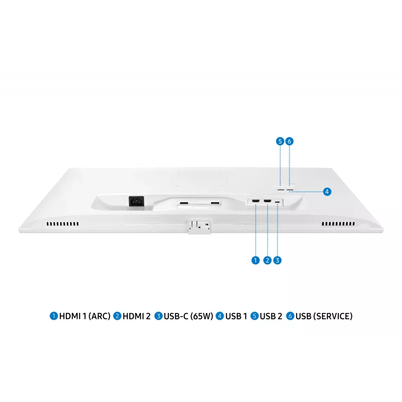 Samsung M70D Monitor de ordenador 81,3 cm (32 inch) 3840 x 2160 píxeles 4K Ultra HD LED Blanco