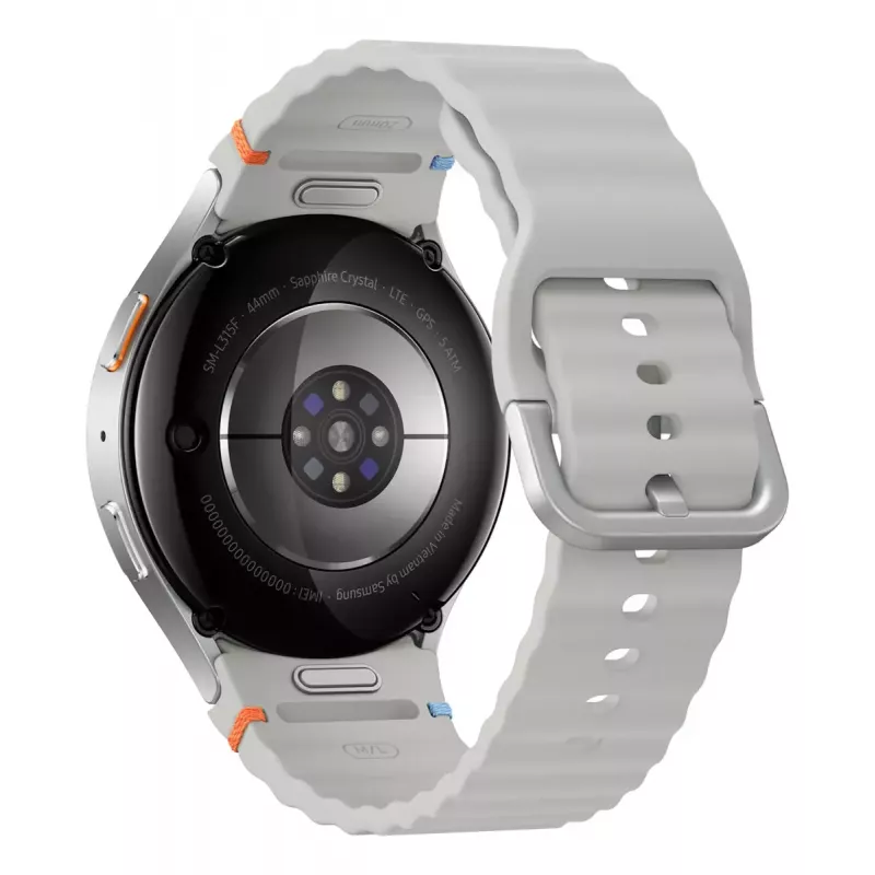 Samsung Galaxy Watch7 3,81 cm (1,5 inch) AMOLED 44 mm Digital 480 x 480 píxeles Pantalla táctil 4G Plata WLAN GPS (satélite)