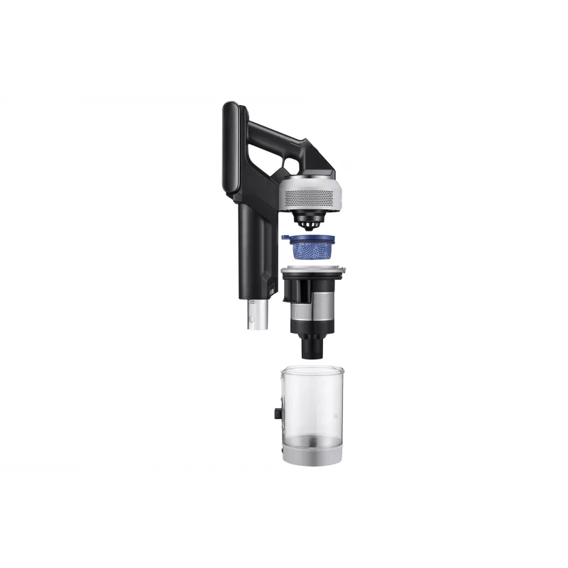 Aspirador escoba 2 en 1 Samsung VS80F28ELP Batería En seco HEPA, Micro Sin bolsa 0,5 l 770 W Gris 2,2 Ah