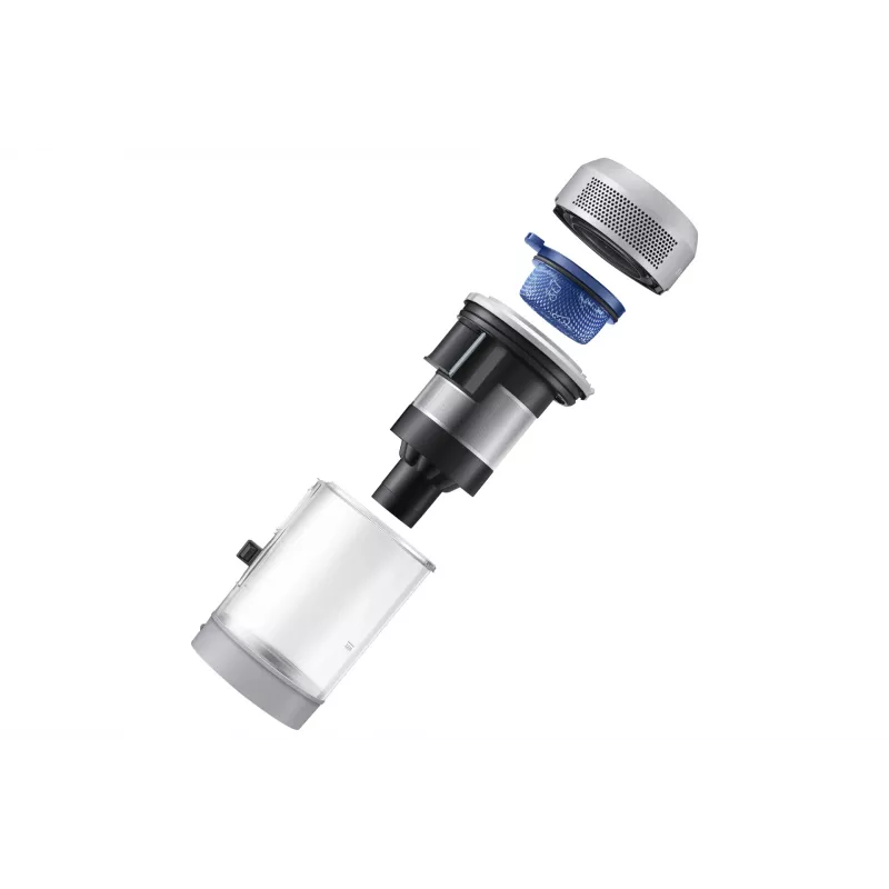 Aspirador escoba 2 en 1 Samsung VS80F28ELP Batería En seco HEPA, Micro Sin bolsa 0,5 l 770 W Gris 2,2 Ah