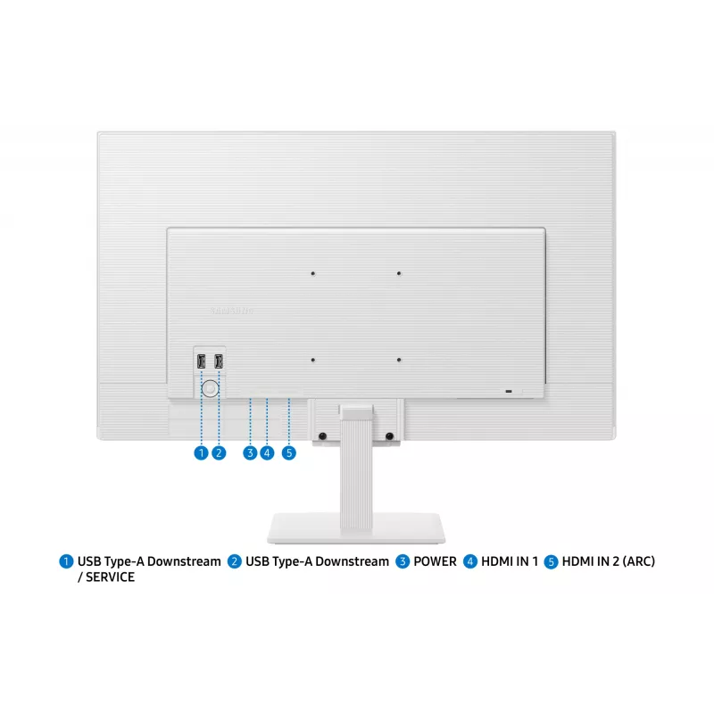 Monitor Samsung M5 M50F 68,6 cm (27 inch) 1920 x 1080 píxeles Full HD LCD Blanco