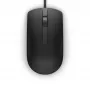DELL Ratón con cable – MS116 – Negro – (RTL BOX), Ambidiestro, Óptico, USB Type-A, 1000 DPI, Negro