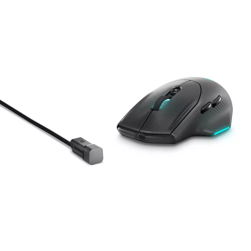 Alienware AW620M Ratón gaming para diestros RF inalámbrico + USB Type-C óptico 26000 DPI