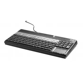 HP POS Teclado USB con lector de banda magnética