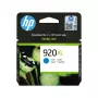 HP 920XL Cartucho de tinta original cian de alto rendimiento, cian, 1 ud., 700 páginas