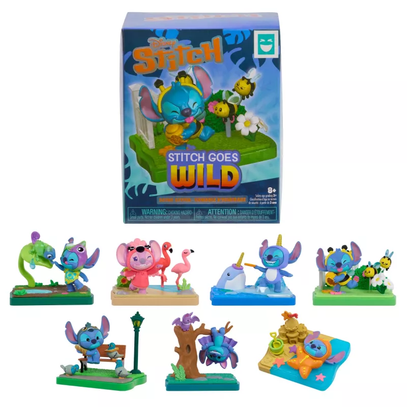 Just Play Happy Haul Stitch Goes Wild figuras coleccionables cajas sorpresa