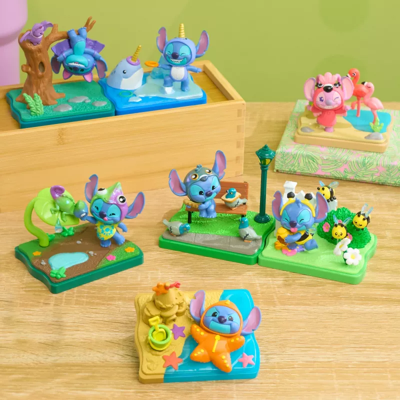 Just Play Happy Haul Stitch Goes Wild figuras coleccionables cajas sorpresa