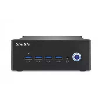 Shuttle Nano PC NT10H9, Intel Core Ultra 9 185H, gráficos Intel Arc, 2xHDMI, 2xUSB 4.0 (DP), 2x2,5 Gbit LAN, incl. VESA funcionamiento continuo 24/7