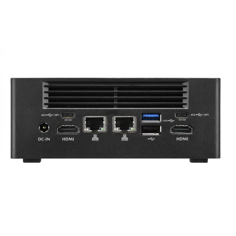 Shuttle Nano PC NT10H9, Intel Core Ultra 9 185H, gráficos Intel Arc, 2xHDMI, 2xUSB 4.0 (DP), 2x2,5 Gbit LAN, incl. VESA funcionamiento continuo 24/7