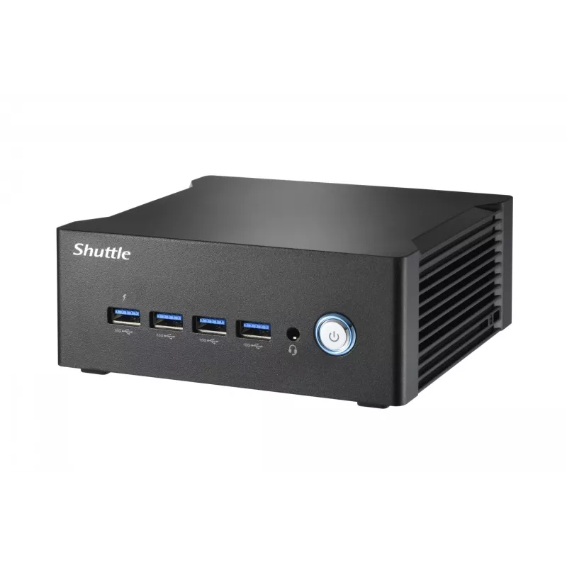 Shuttle Nano PC NT10H9, Intel Core Ultra 9 185H, gráficos Intel Arc, 2xHDMI, 2xUSB 4.0 (DP), 2x2,5 Gbit LAN, incl. VESA funcionamiento continuo 24/7