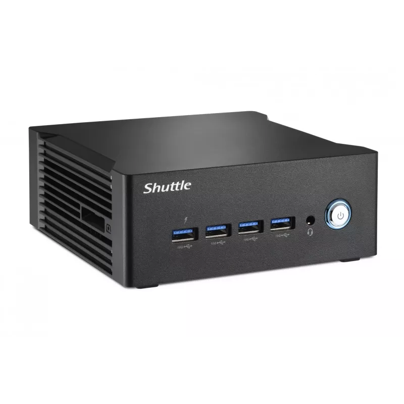 Shuttle Nano PC NT10H9, Intel Core Ultra 9 185H, gráficos Intel Arc, 2xHDMI, 2xUSB 4.0 (DP), 2x2,5 Gbit LAN, incl. VESA funcionamiento continuo 24/7