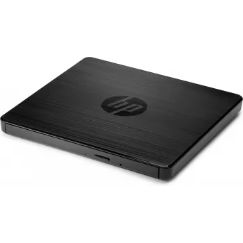 HP unidad externa USB DVDRW, negra, portátil, DVD±RW, USB 2.0, 24x, 8x