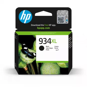 HP 934XL cartucho de tinta Original de alto rendimiento negro, negro, 1 ud., 1000 páginas