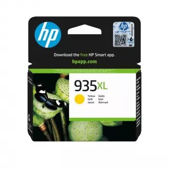 HP 935XL cartucho de tinta Original de alto rendimiento amarillo, amarillo, 1 ud., 825 páginas