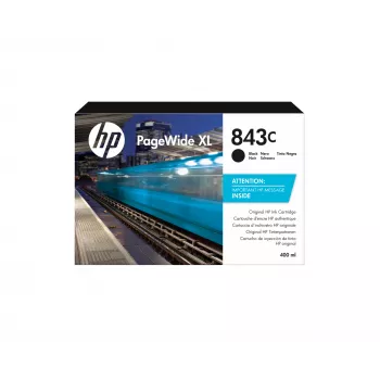 HP 843C cartucho de tinta de 400 ml para PageWide XL, negro, 1 ud.