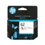 HP 62 cartucho de tinta original tricolor, cian, magenta, amarillo, 1 ud., 165 páginas