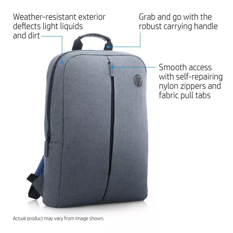 HP mochila Value de 15,6 pulgadas, mochila, 39,6 cm (15,6 inch), correa para el hombro, 420 g