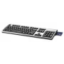 HP Smart Card CCID teclado, tamaño completo (100%), con cable, USB, mecánico, negro, plata