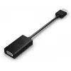 HP adaptador de cable HDMI a VGA, VGA (D-Sub), HDMI Type-A (estándar), conector macho, conector hembra, negro, China