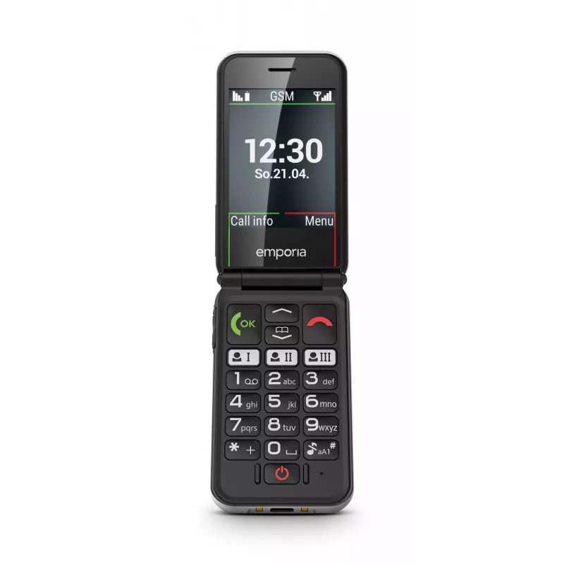Emporia SIMPLICITYglam 7,11 cm (2,8 inch) 106 g blanco móvil para mayores