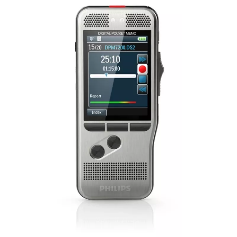 Philips DPM 7200 tarjeta flash acero inoxidable