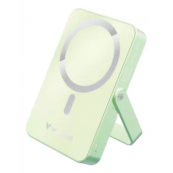 Verbatim Charge 'n' Go batería externa inalámbrica magnética con soporte – 10000 mAh verde