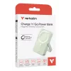 Verbatim Charge 'n' Go batería externa inalámbrica magnética con soporte – 10000 mAh verde