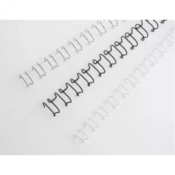 GBC espirales de encuadernación MultiBind 6 mm, blanco, 130 hojas, metal, A4, 6 mm, 297 mm