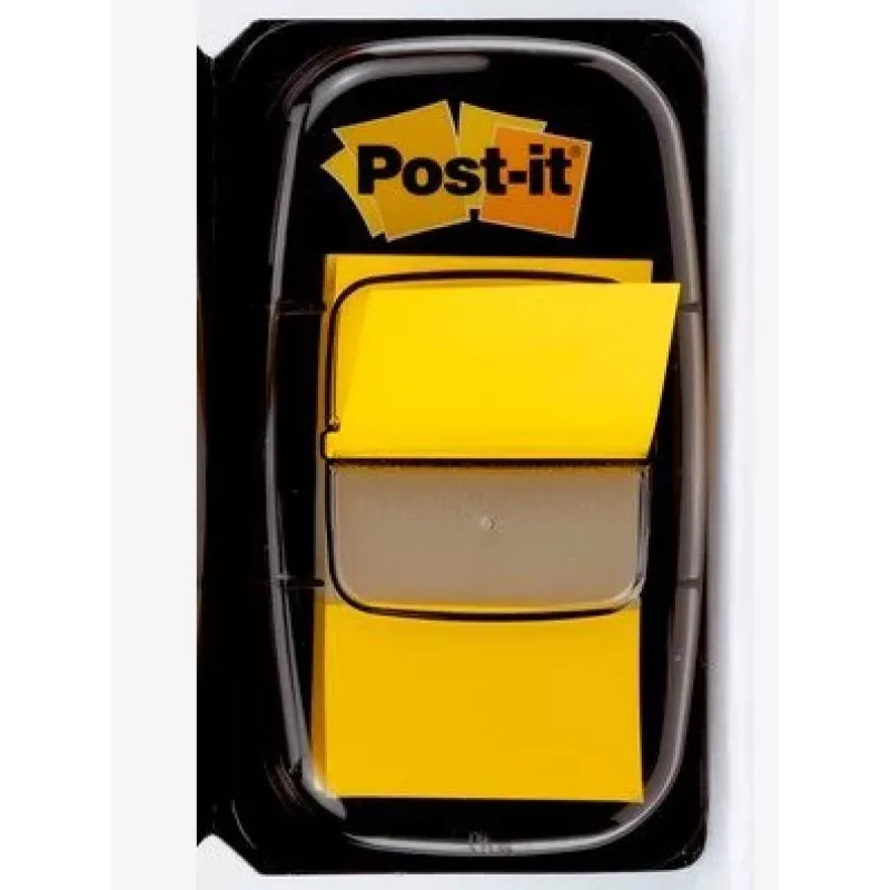 3M I680-5 etiqueta autoadhesiva rectangular reposicionable amarillo 50 uds.