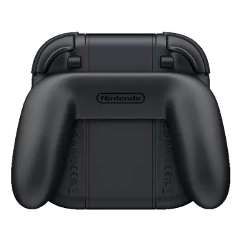 Nintendo Joy-Con 2 empuñadura de carga, Nintendo Switch 2, empuñadura para mando, negro, transparente, plástico, Nintendo, Joy-Con 2