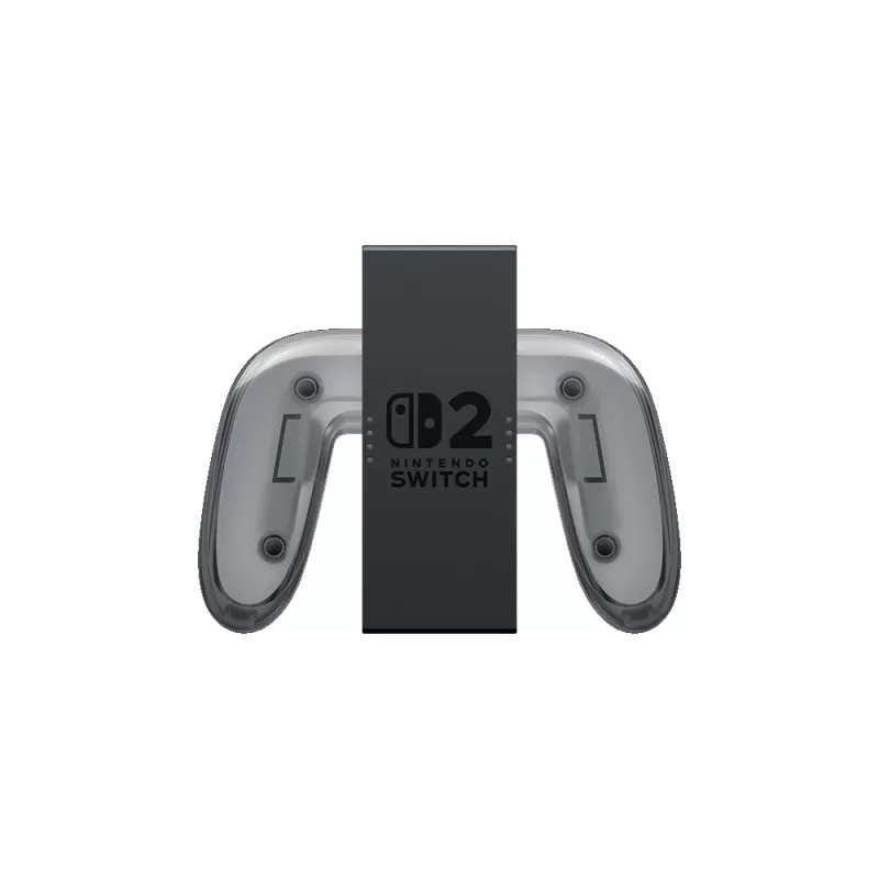 Nintendo Joy-Con 2 empuñadura de carga, Nintendo Switch 2, empuñadura para mando, negro, transparente, plástico, Nintendo, Joy-Con 2