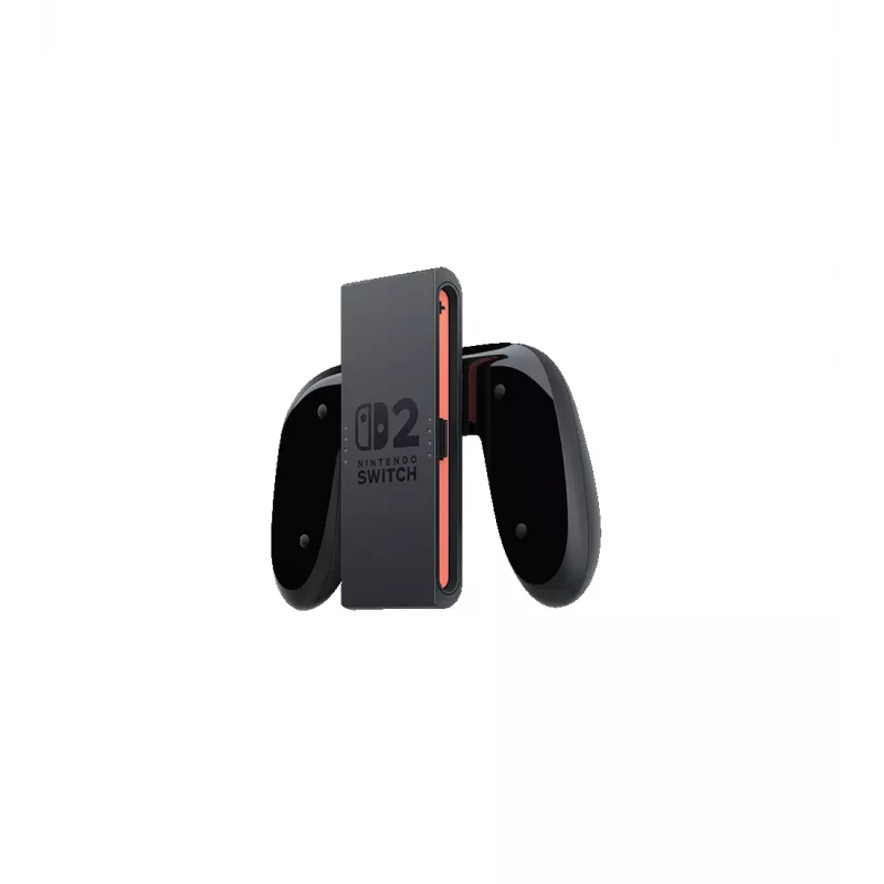 Nintendo Joy-Con 2 empuñadura de carga, Nintendo Switch 2, empuñadura para mando, negro, transparente, plástico, Nintendo, Joy-Con 2