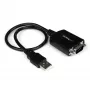 StarTech.com cable adaptador USB a RS232 serie DB9 de 1 ft con retención de COM