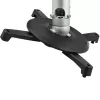StarTech.com soporte de techo universal para proyectores – montaje en mástil de alta resistencia, ajustable en altura/extraíble 12,7–57,77 cm desde el techo – 15 kg – inclinación/giro – soporte de proyector colgante con placa de fijación