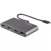 StarTech.com dock Mini Thunderbolt para doble monitor, DisplayPort 4K 60Hz, hub sin controladores para Windows y Mac, Gigabit Ethernet, 1x USB-A (USB 5Gbps), cable de 11in (28cm)