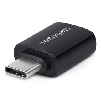 StarTech.com adaptador USB-C a USB-A, USB 5Gbps, adaptador compacto de conector macho USB-C a conector hembra USB-A, carcasa metálica resistente, M/H