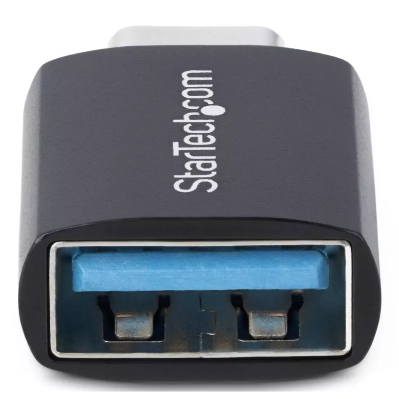 StarTech.com adaptador USB-C a USB-A, USB 5Gbps, adaptador compacto de conector macho USB-C a conector hembra USB-A, carcasa metálica resistente, M/H
