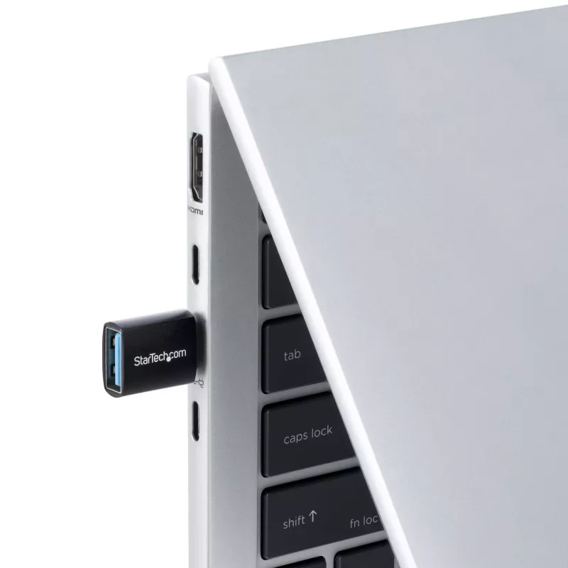 StarTech.com adaptador USB-C a USB-A, USB 5Gbps, adaptador compacto de conector macho USB-C a conector hembra USB-A, carcasa metálica resistente, M/H