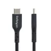 StarTech.com cable de carga USB-C de 1 m (3,3 ft), pack de 2, cable USB-C, cable de carga para portátil USB 2.0 Type-C, 60 W 3 A Power Delivery, funda TPE, cable de transferencia de datos USB-C, M/M