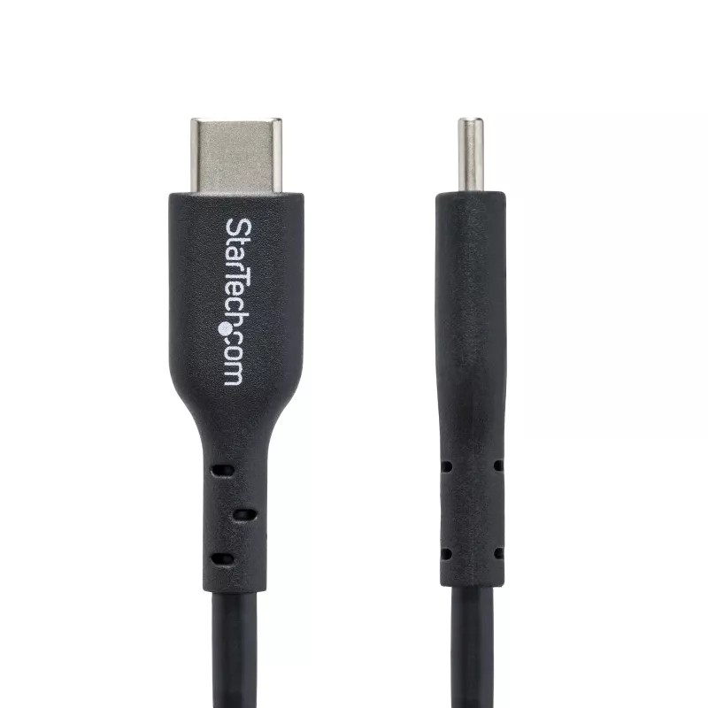 StarTech.com cable de carga USB-C de 1 m (3,3 ft), pack de 2, cable USB-C, cable de carga para portátil USB 2.0 Type-C, 60 W 3 A Power Delivery, funda TPE, cable de transferencia de datos USB-C, M/M
