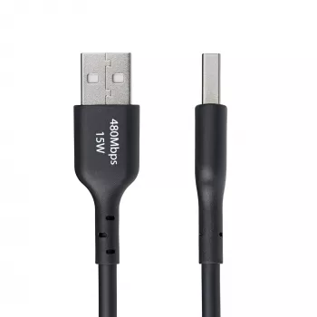 StarTech.com cable de carga USB-A a USB-C de 3m, carga y sincronización, 3A, USB 2.0, funda TPE – cable de carga USB negro