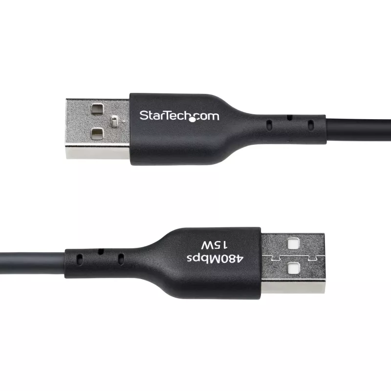 StarTech.com cable de carga USB-A a USB-C de 3m, carga y sincronización, 3A, USB 2.0, funda TPE – cable de carga USB negro