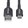 StarTech.com cable de carga USB-A a USB-C de 3m, carga y sincronización, 3A, USB 2.0, funda TPE – cable de carga USB negro