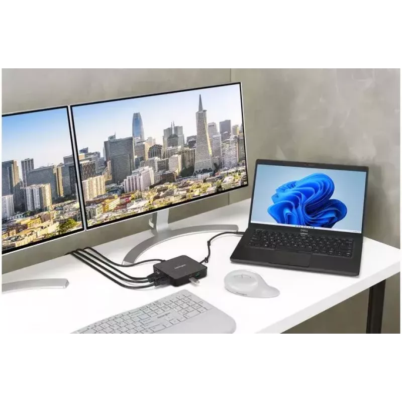 Kensington MD120U4 estación de acoplamiento portátil USB4 con cable USB4 100W 8K 144Hz